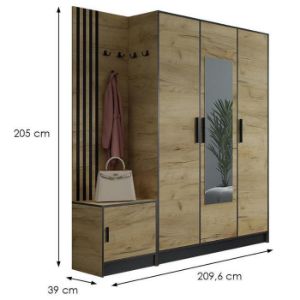 Obrazek Garderoba Roj PP53 + SDS53 + SZ3D craft 