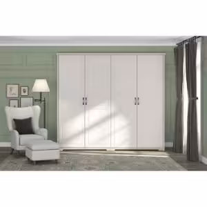 Obrazek Szafa 4d Evergreen p4/eg ivory mat