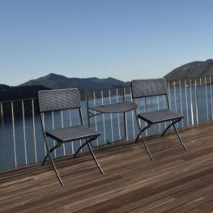 Obrazek Krzesło składane czarne