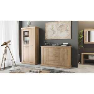 Obrazek Szafka nocna Antica A-7 kraft złoty