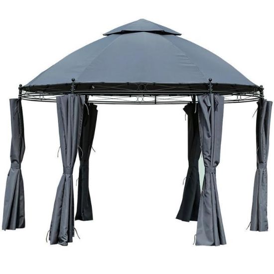 Obrazek Pawilon ogrodowy 3,5m szary