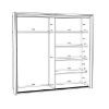 Obrazek Szafa ubraniowa Arystyda ATDS92411-120