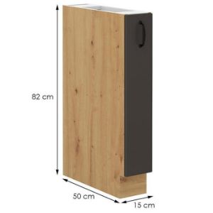 Obrazek Szafka kuchenna STILO grafit mat/artisan 15d cargo bb