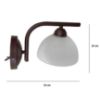 Obrazek Lampa Wega 2665/K-B-1 Br K1