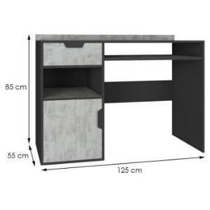 Obrazek Biurko Nano Na9 Enigma/Grafit