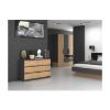 Obrazek Komoda Umo P6 120 antracyt/dąb artisan
