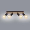 Obrazek Lampa 54008-4NH Czarno-brązowa LS4