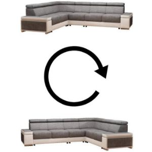 Obrazek Narożnik z funkcją spania Ester Alfa 13 + Madryt 120 uniwersalny