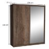 Obrazek Szafa Maciej lustro 208 cm dąb lefkas