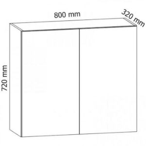 Obrazek Szafka kuchenna Gardena G80 grey