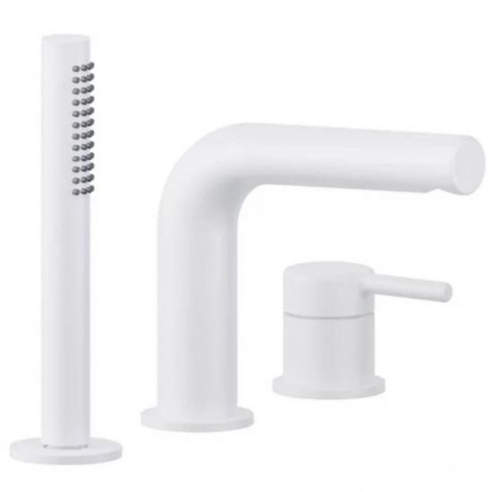 Obrazek Bateria nawannowa 3 otworowa Pi biały mat