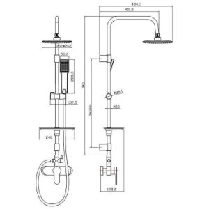 Obrazek System natryskowy z deszczownicą Inka
