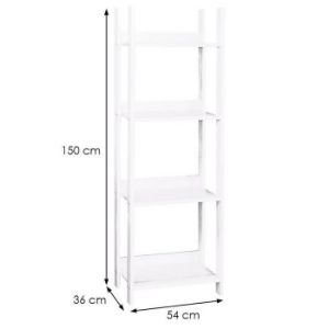 Obrazek Regał eko średni 150 sosna bejca biała