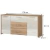 Obrazek Komoda Gala k23/gl pacific walnut/beige