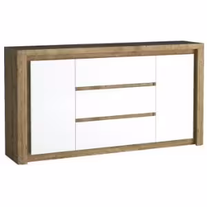 Obrazek Komoda Livinio L8 Ribbeck/biały połysk