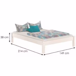 Obrazek Łóżko Dora 140x200 sosna bejca bielona 