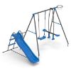 Obrazek Huśtawka metalowa dla dzieci Tymek niebieska 