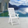 Obrazek Krzesło ogrodowe plastikowe Tampa białe