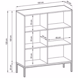 Obrazek Komoda Nova K104 Szary