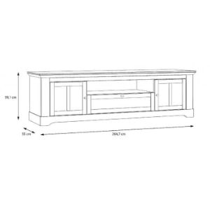 Obrazek Szafka RTV Iloppa TIQT241-J99