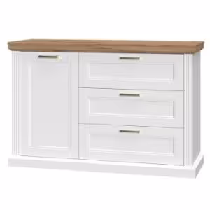 Obrazek Komoda 1d3s Tara k13/ta white/pacific walnut