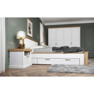 Obrazek Komoda 1d3s Tara k13/ta white/pacific walnut