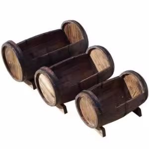 Obrazek Drewniana doniczka 50x30x28 cm