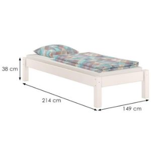 Obrazek Łóżko Dora 90x200 sosna bejca bielona 