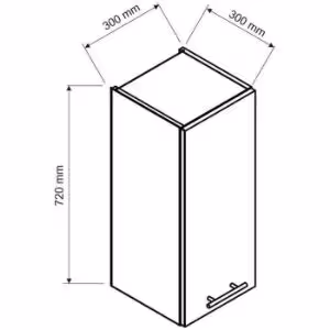 Obrazek Szafka kuchenna Max W30 Pl jasny beż 