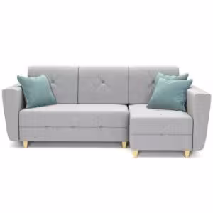 Obrazek Narożnik Grey Enzo 162+154 drewno naturalne prawostronny