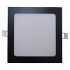 Obrazek Panel LED SQUARE 12W 4200K kwadrat czarny