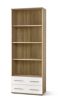 Obrazek Regał Lila REG3 dąb sonoma /biały