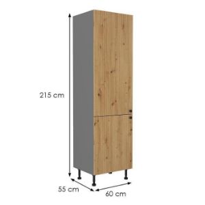 Obrazek Szafka kuchenna AVA dąb artisan/antracyt 60lo-215 2f