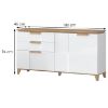 Obrazek Komoda Brio K23 pacific walnut/crystal white