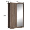 Obrazek Szafa Karol 143 z lustrem dąb truflowy