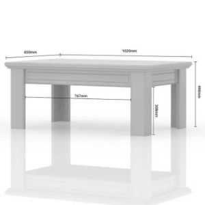Obrazek Ława Evergreen EG KLS polar pine/ivory