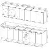 Obrazek Kuchnia Eko White mat 260 bez blatu