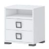 Obrazek Szafka nocna Kiki NS2-BE/KI-15 white/white 