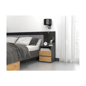 Obrazek Komoda Umo P1 antracyt/dąb artisan