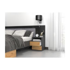 Obrazek Komoda Umo P1 antracyt/dąb artisan