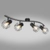 Obrazek Lampa 54017-4 Czarny drut LS4