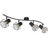 Obrazek Lampa 54017-4 Czarny drut LS4