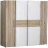 Obrazek Szafa Kalixtus 200 4D dąb sonoma/biały 