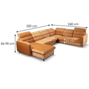 Obrazek Narożnik z funkcją spania Samos II Vogue 09 lewostronny