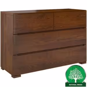 Obrazek Komoda Drewniana Sosnowa 4s Skandica Sparta Orzech