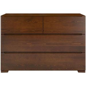 Obrazek Komoda Drewniana Sosnowa 4s Skandica Sparta Orzech