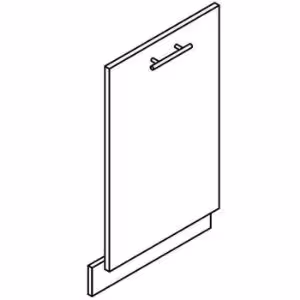 Obrazek Front Zmywarki Bono 45pz Biała Alaska