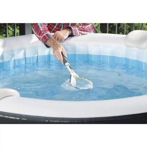 Obrazek Zestaw czyszczący do basenów SPA: rękawica, siatka, szczotka 58421