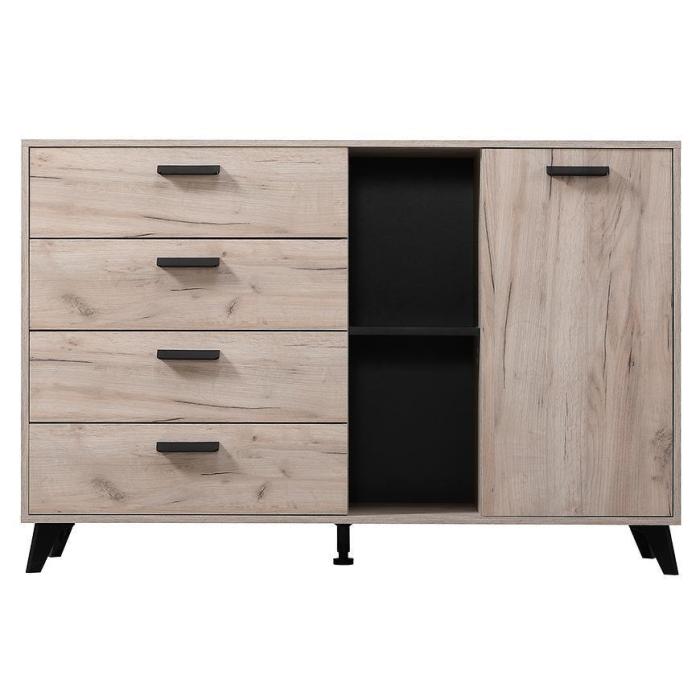 Komoda Umbria 3K4F szary dąb 11008659