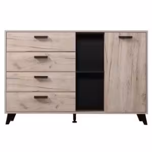 Obrazek Komoda Umbria 3K4F szary dąb 11008659